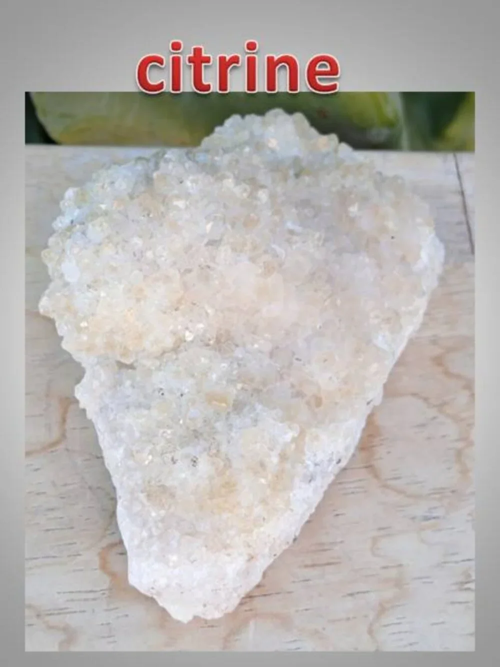 citrine crystal cluster 02 rock
